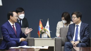 염태영 경제부지사, 몽골 옵스주 주지사 만나 교류협력 논의