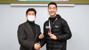 이상일 용인특례시장 “우상혁 선수 긍정적 태도로 좋은 성적을 거두며 대한민국에 희망을 전하고 있다”