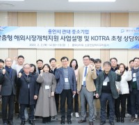 용인시산업진흥원, ‘맞춤형 해외시장개척 지원’사업설명 및 KOTRA 초청 상담회 개최